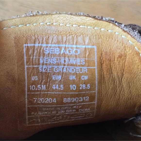 Sebago Docksides Leather loafers men's 10.5 Slip Resistant Non-Marking - Picture 11 of 11